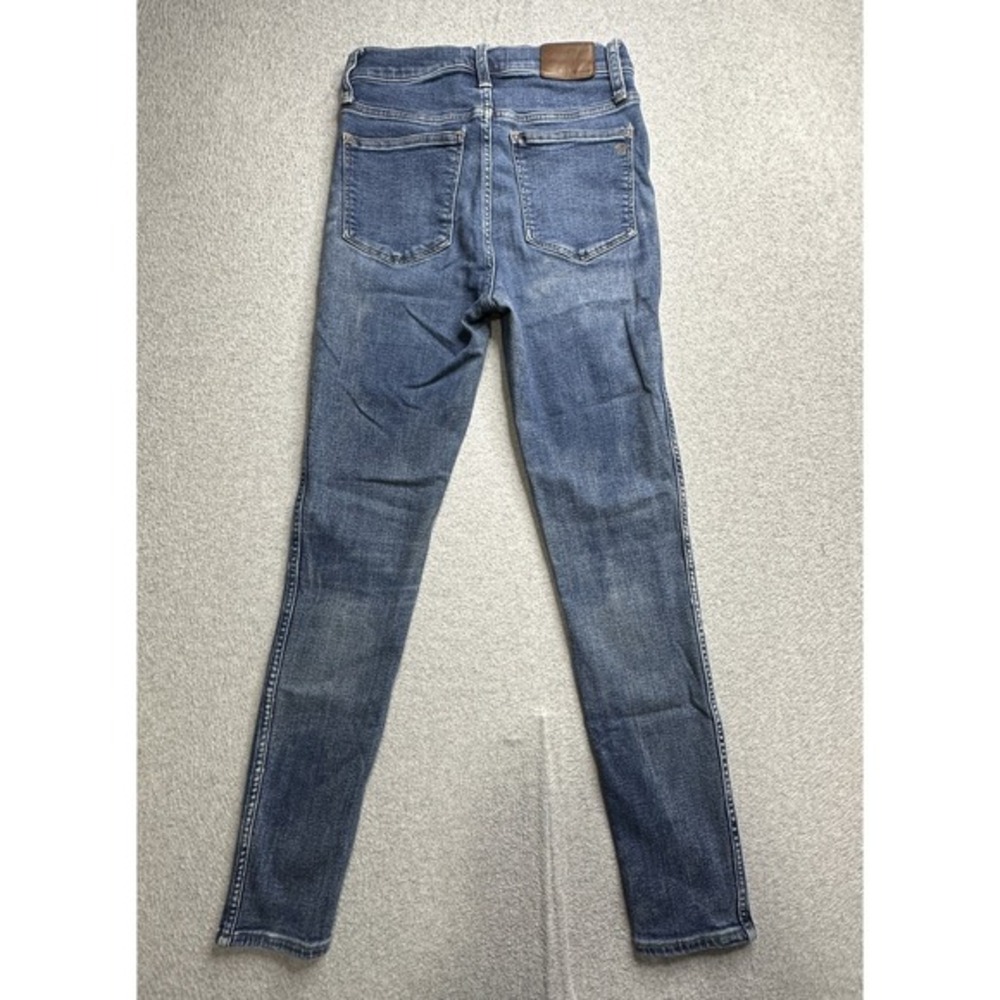 Madewell Jeans Womens 25 Blue 10 Inch High-Rise Skinny Stretch Denim‎ MA616 FA20